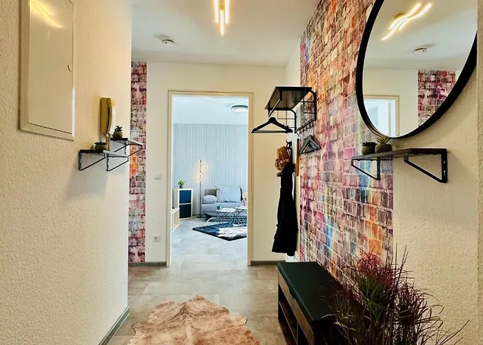 Apartment Am Spremberger Turm, 65qm, 2 Schlafzimmer, Küche, Parkplatz, Balkon, Waschmaschine Cottbus